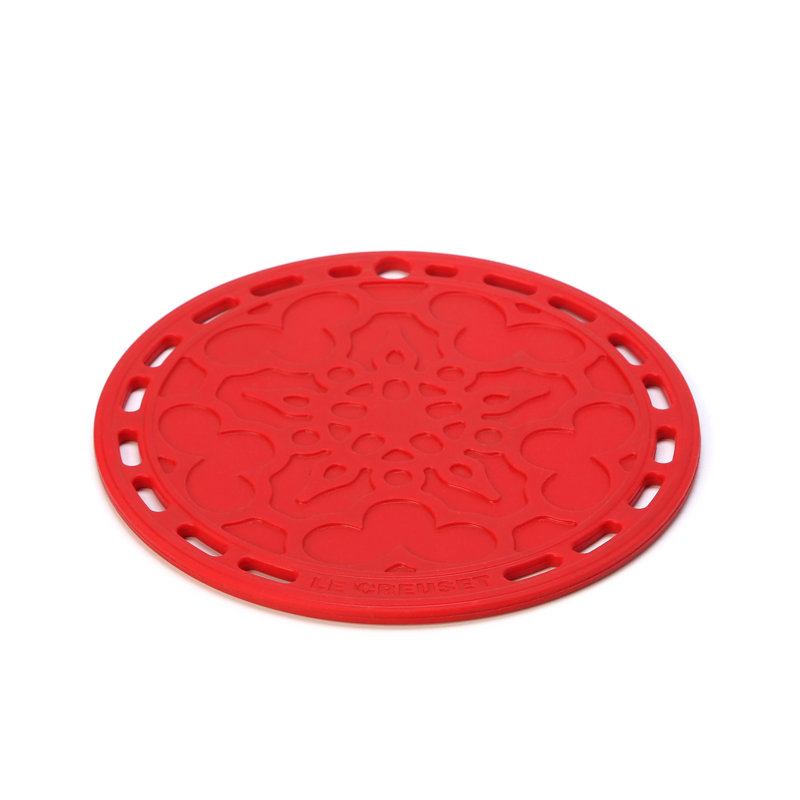 8" French Trivet, Cerise