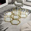 1 + 4 Salon Petite table basse Table de lit Table d'appoint Table d'appoint seulement La table, pas de chaises.