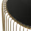 Kirtin Metal/Glass End Table
