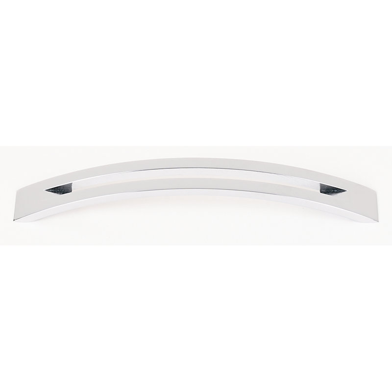 Split Top Arch Pull, Polished Chrome, 8"