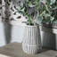 Griffey White/Gray Ceramic Table Vase-2098422715