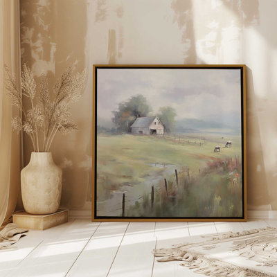 «Barnyard Bliss», reproduction sur toile
