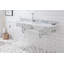 Empire Stone Oval Console Bathroom Sink with Faucet and Overflow-1585281294