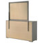 Commode 6 tiroirs avec miroir Leigh-756570155