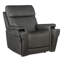 Fauteuil inclinable électrique en cuir véritable de largeur MS 40,5 po MS-72298127