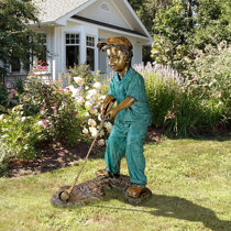 Golf-garden-statues
