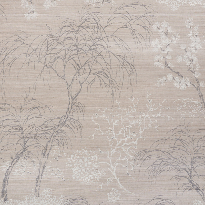 Mori Sisal Wallpaper, Gray