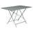 Metal Folding Outdoor Dining Table With Umbrella Hole , in. W in. D-86803419-88420696