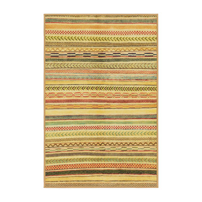 Tapis décoratif multicolore à motif abstrait