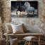 Toile, "Striking Black and White Image Captures Two Majestic Horses", art mural sur toile-1428246629