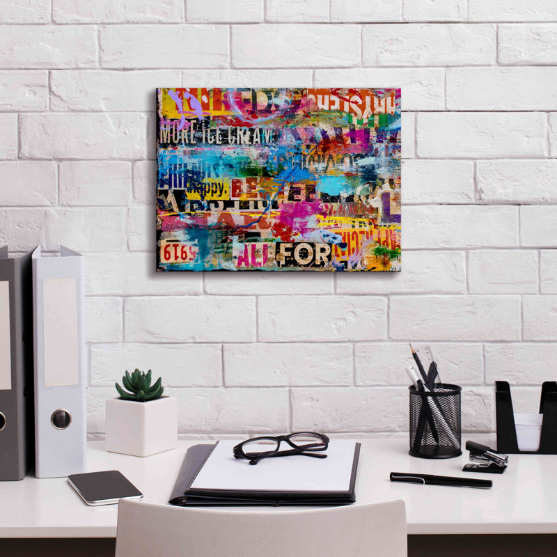 «Epic Graffiti» «Metromix Luv I» par Erin Ashley, impression Gic Metromix Luv I sur toile par Erin Ashley