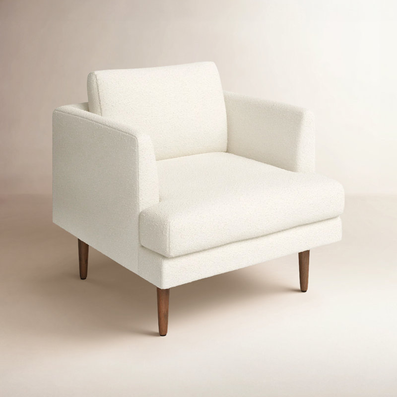 Fauteuil Miller, Crème Boucle