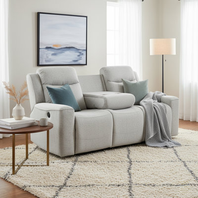 Upholstered 79'' Reclining Sofa