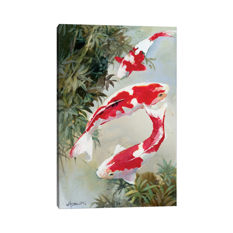Koi I by Willem Haenraets - Wrapped Canvas Print, 66.04 cm H x 45.72 cm W x 1.91 cm D