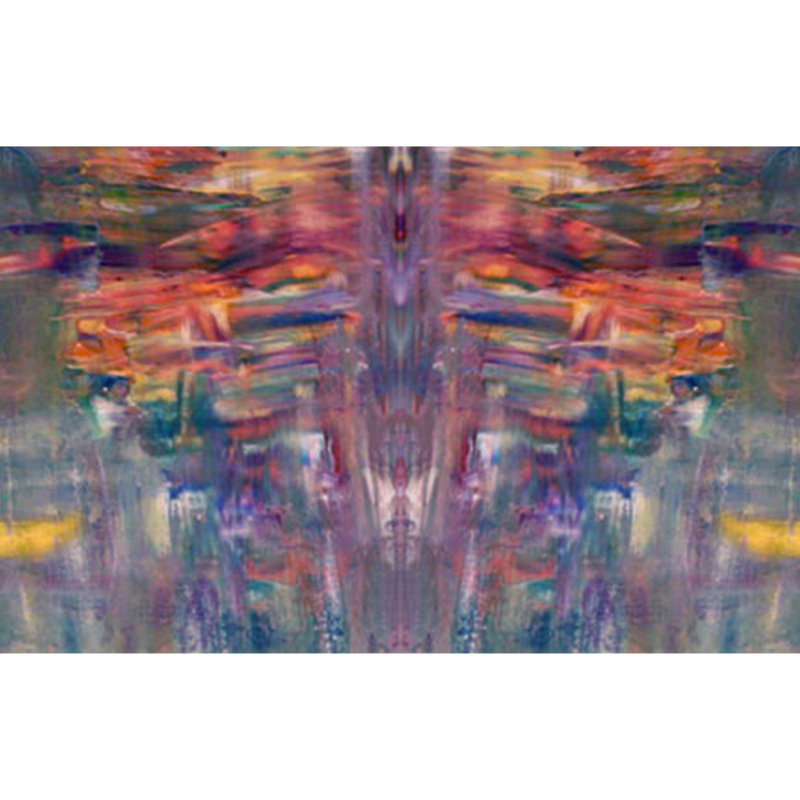 Four Blue Stars Painting by Irina Gorbman, 12" H x 12" W