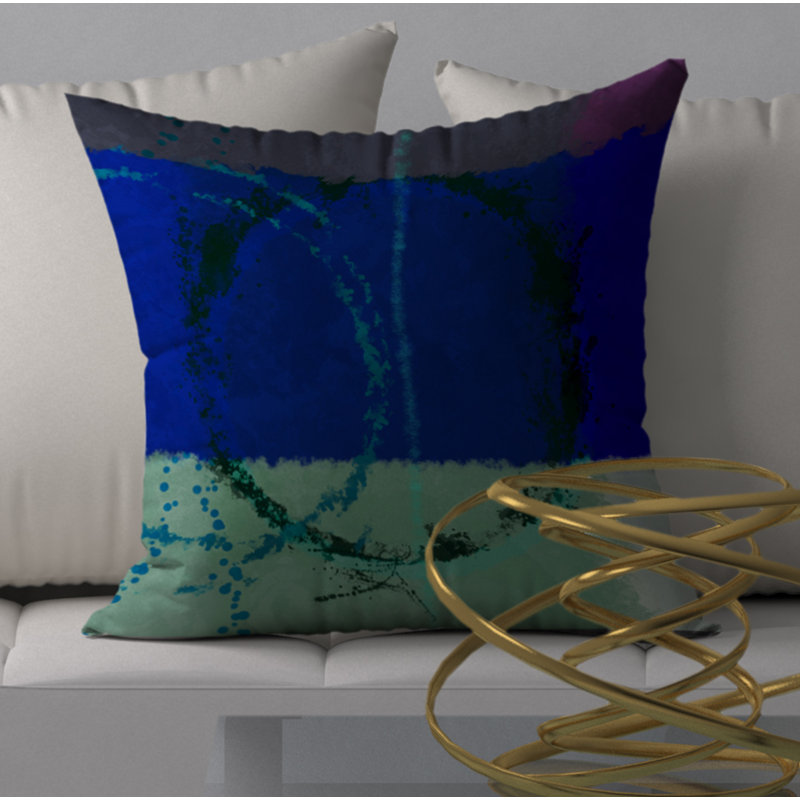  Housse et insert de coussin carré ultra silencieux, H 24 po x l 24 po