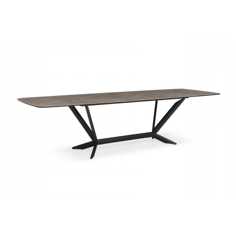 Metal Base Dining Table