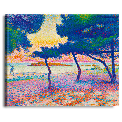 La Plage de Saint-Clair, reproductions d'art classiques du monde en 1896, estampe numérique sur toile, 36 x 30 x 1,5 po