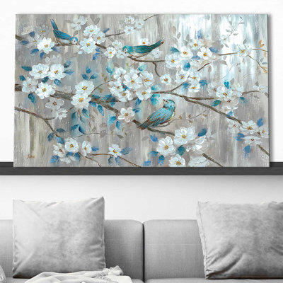 Bleu sarcelle par Nan - Peinture