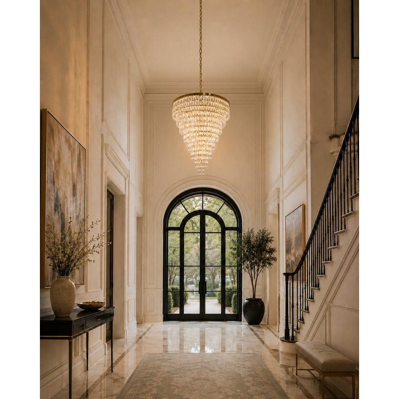 Lustre en cristal 30 lumières Transitional