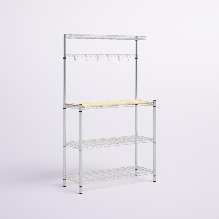 For Living Chrome Baker's Rack