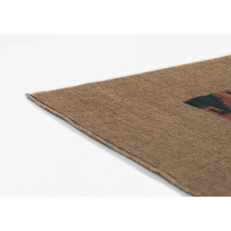 Momeni Adobe Hand Woven Wool and Jute Geometric Multi Area Rug, Runner 2'6" x 8'