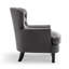 Leather Air Buttoned Accent Chair-196946799