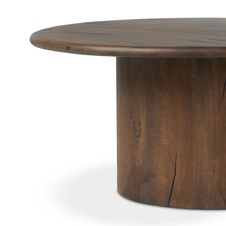 Stuart Wood Coffee Table-Small-Aged Belgium Bleach