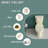 17" ADA Height Elongated Two Piece Tall Toilet for Seniors, 1.28 GPF Tornado Single Flush, MAP 1000g, Bone-113948135