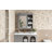 30×28 Inch Wall Mounted Bathroom Mirrored Medicine Cabinet, Space Saving Over Toilet Storage Organizer