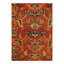 Melaku Oriental Area Rug in Rust
