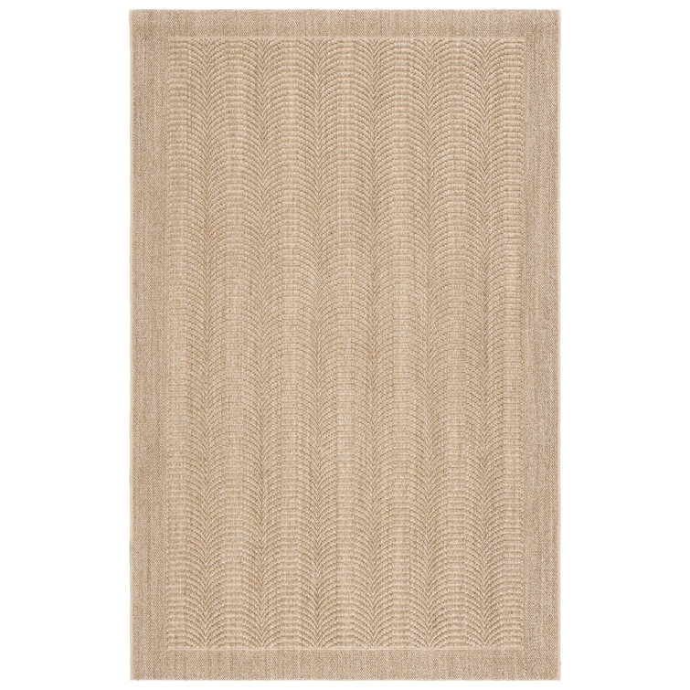 Rodanthe Palm Beach Jacquard Weave Sisal & Jute Solid Color Rug
