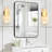 Minot Aluminum LED Flush Mounted Sconce-88345336