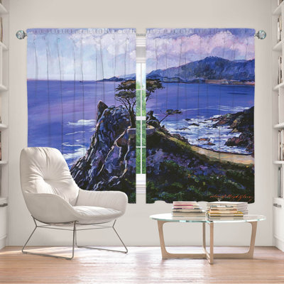 Rideau simple obscurcissant avec passe-tringle Delaughter