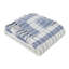 Jeté en coton à rayures bleues et blanches 50 "x 70" Palm Aire Charleston-127914287