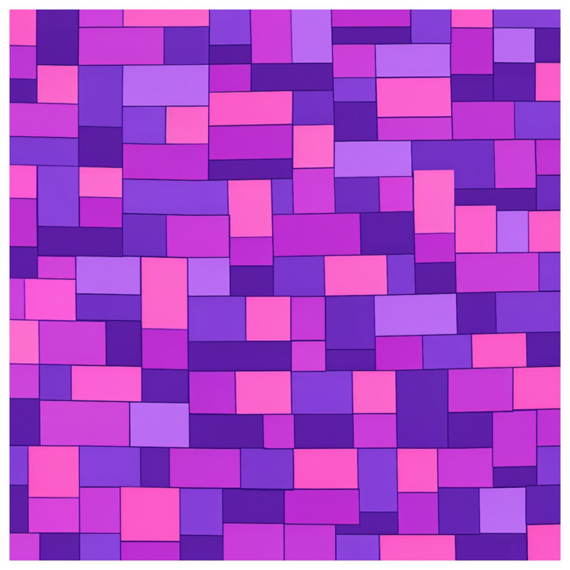 Coussins décoratifs mauves, 20 x 20 pouces