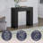 Stockyard 36" Solid Wood Console Table, Black-763379903