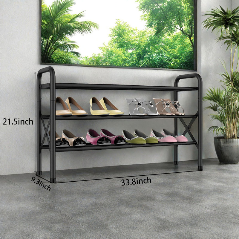 Pour la maison, le vestibule, la chambre à coucher et la porte, étagère à chaussures, Noir