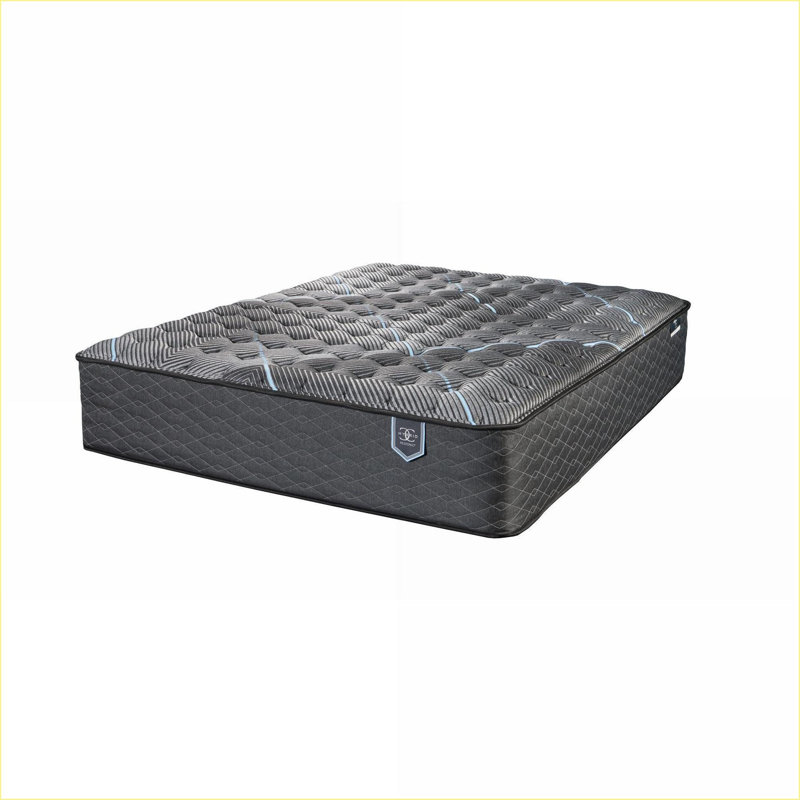Mattresses | Restonic Restful Nights Firm 12.5" Hybrid Mattress, Queen | Foam | Black, 12.5", Queen