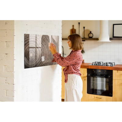 Magnetic Glass Photo Memo Board