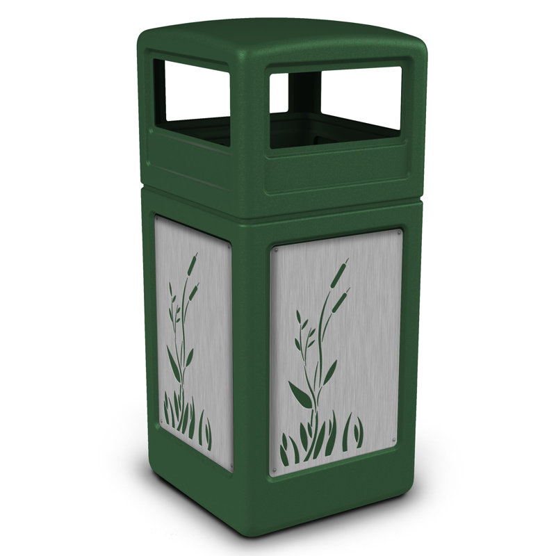 Poubelle 42 gallons precision series®, Vert forêt