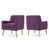 Purple Polyester Blend selected