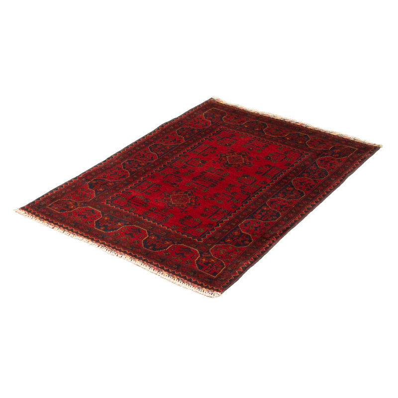 Tapis unique en laine noué à la main 3 pi 4 po x 4 pi 11 po nouvel âge Keenesburg