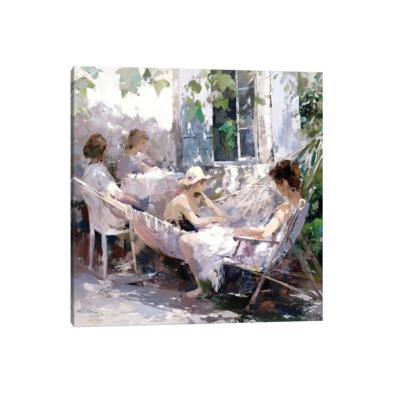 Tell Me A Story by Willem Haenraets - Wrapped Canvas Print, 93.98 cm H x 93.98 cm W x 3.175 cm D