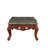 Eustoma Rectangular Coffee Table , Marble Top & Walnut Finish
