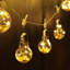 Guirlande lumineuse de 5 m (16,4 pi) en fil de cuivre blanc chaud avec ampoules DEL style Edison vintage pour décoration de fêtes, mariages, Noël et autres occasions, alimentation USB ou par piles.
