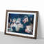 A Husky Dog in Abstract - Picture Frame Painting Print-55629615-55629617