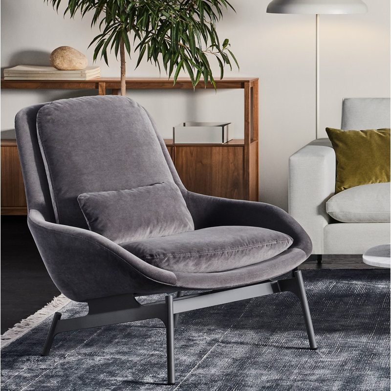 Field Lounge Chair, Caramelize Cotton Blend
