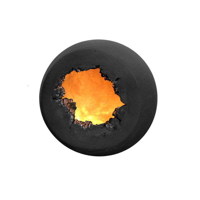 Geode 1 - Light Pendant, Matte Black, Brass
