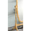 Miroir sur pied 57,57 "en bois avec finition naturelle, ovale. Miroir réglable. S'incline facilement à n'importe quel angle. Miroir de guide d'assemblage simple, complet. Installation facile
